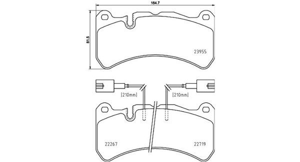 MAGNETI MARELLI Комплект тормозных колодок, дисковый тормоз 363700423186